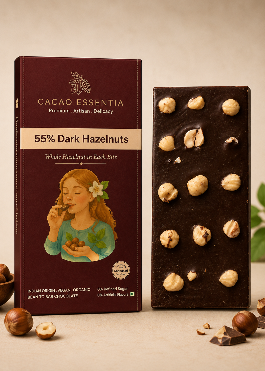 55% Dark Hazelnuts