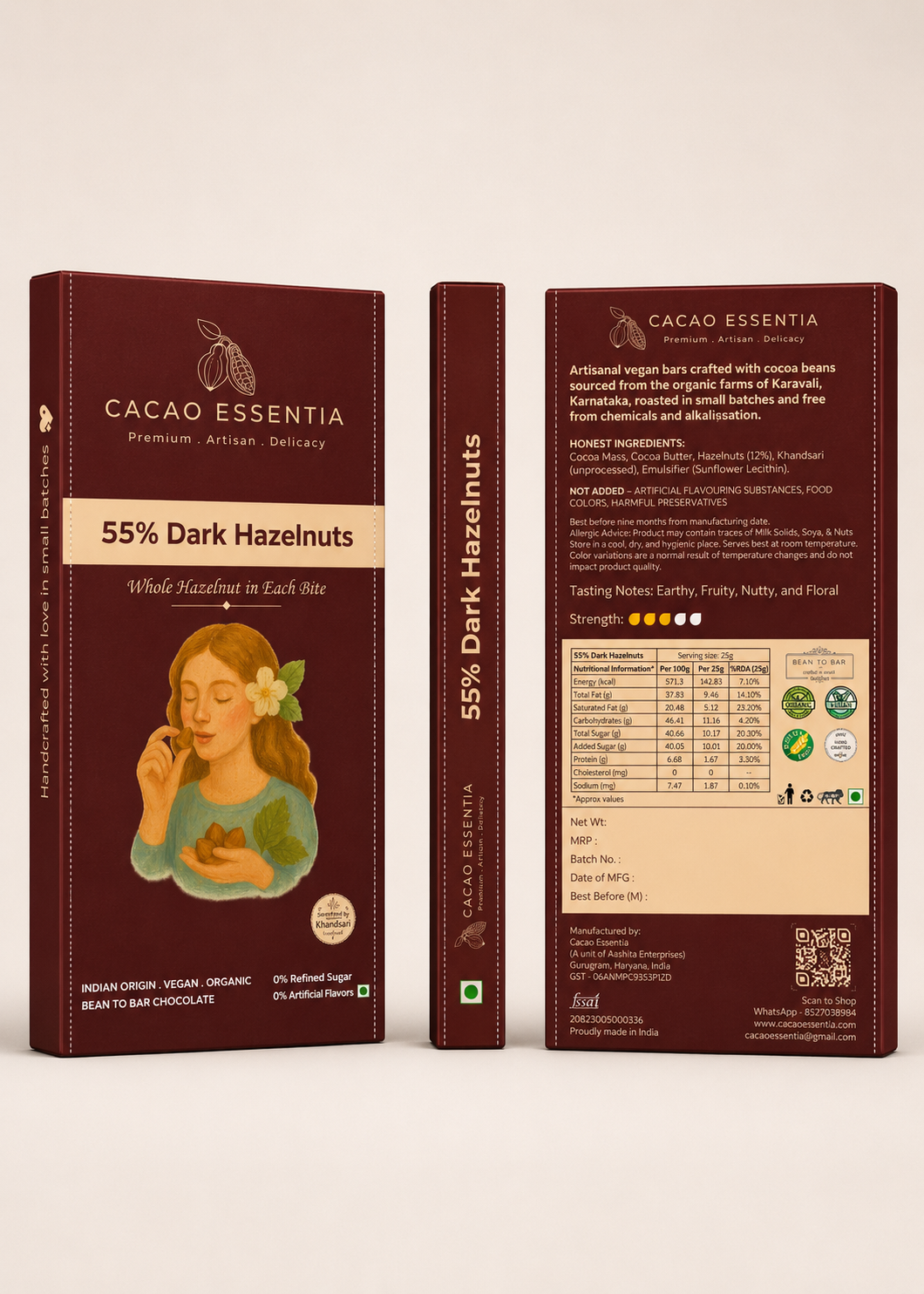 55% Dark Hazelnuts