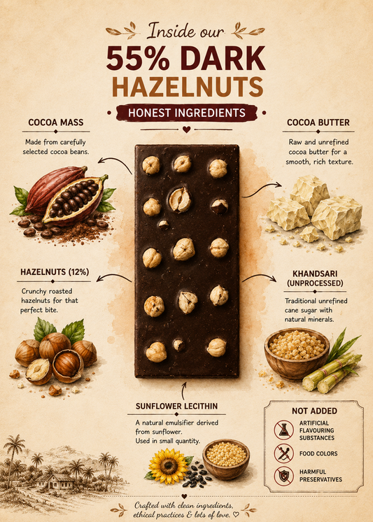 55% Dark Hazelnuts